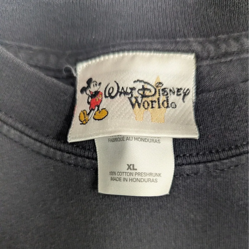 Walt‎ Disney World Magic Kingdom Fireworks Castle T-Shirt Black Mens XL